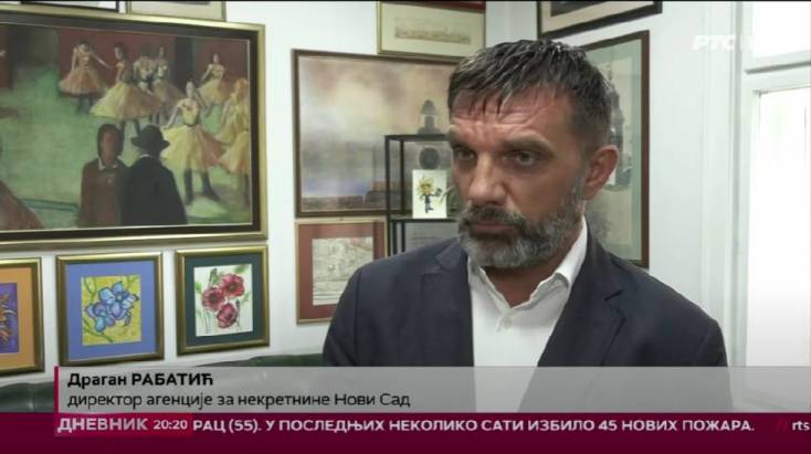 Izvršni direktor agencije Solis nekretnine, Dragan Rabatić, dao je večeras izjavu o luksuznim stanovima za Dnevnik 2 RTS.
